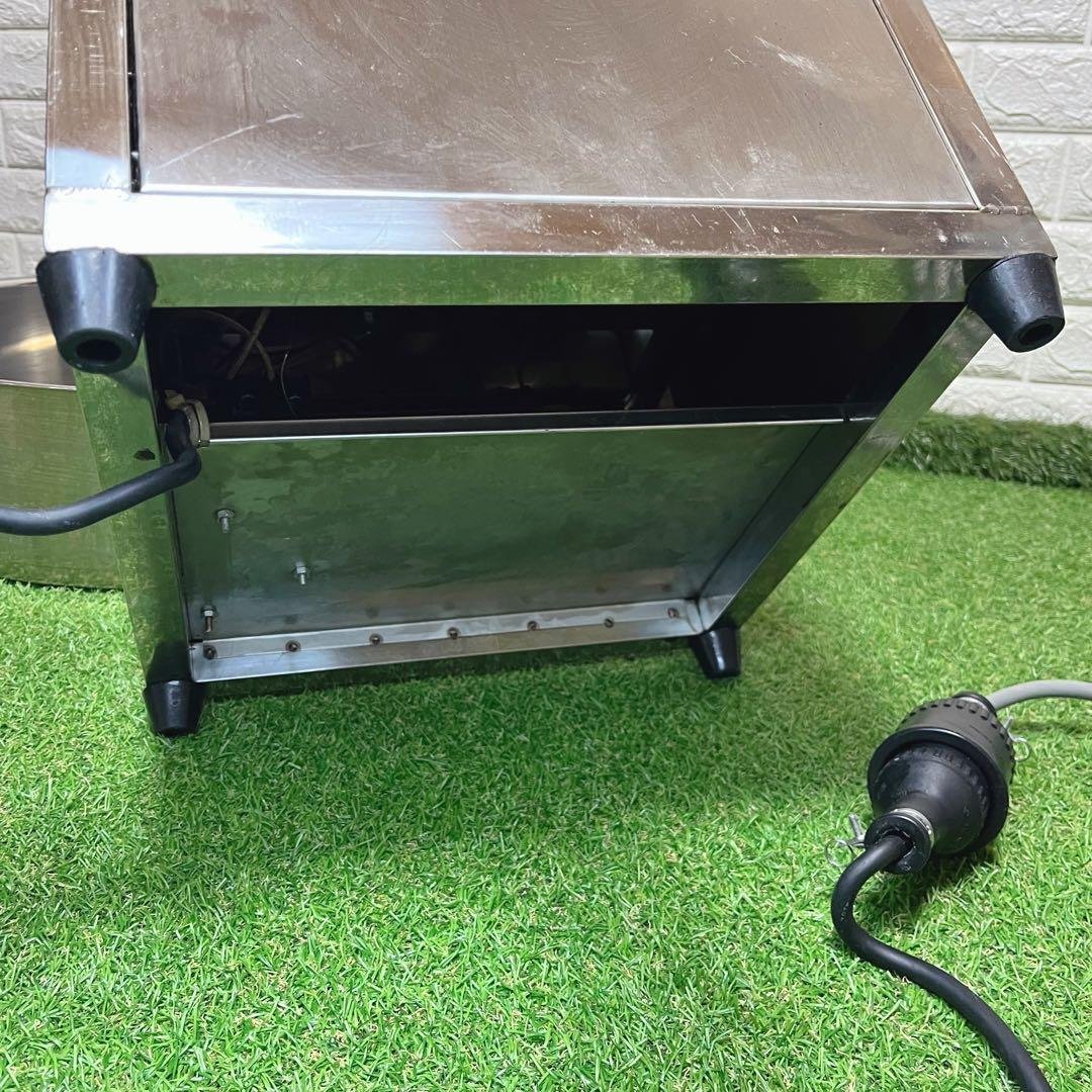 美品 わたあめ機 ステンレス製 200V 動作確認済 簡易清掃済 綿菓子棒付き